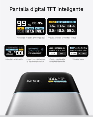 Cuktech Powerbank 15000mAh Batería Externa