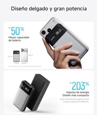 Cuktech Powerbank 15000mAh Batería Externa