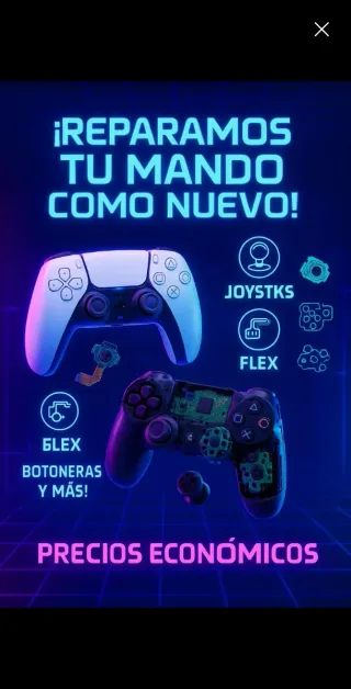 Reparación Mandos PS5 y PS4