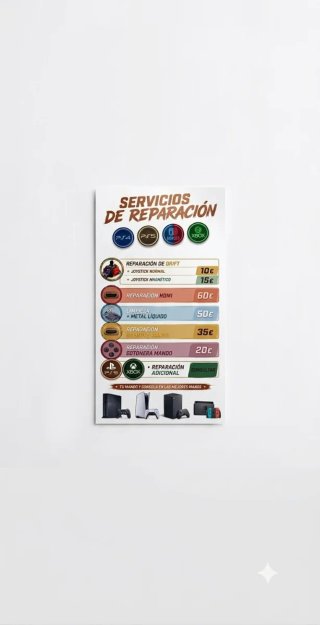 Reparación Mandos PS5 y PS4