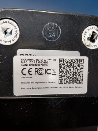 door bird D21x door bird- Doorbird - Videoportero IP D2101KV V2 SALT WATER Acero inoxidable