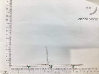 collar plata 925mm con piedra con circonita 21cm