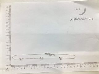 collar plata 925mm con piedra con circonita 21cm