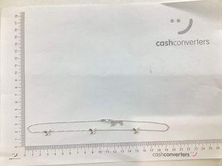 collar plata 925mm con piedra con circonita 21cm