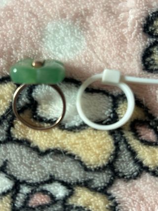 Anillo Oso Tous Verde y Plata