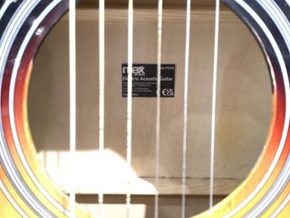 guitarra acustica max music showkit conjunto