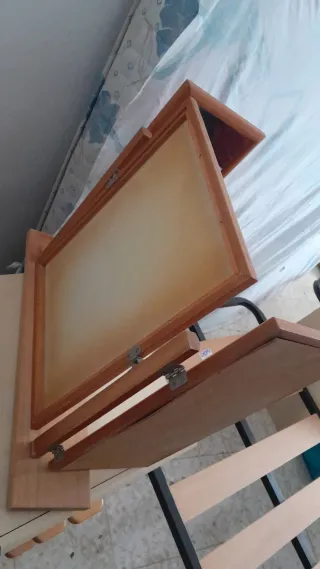 3 Espejos tocador plegables madera