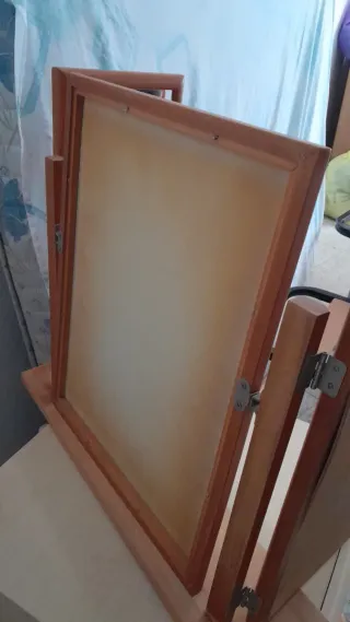 3 Espejos tocador plegables madera