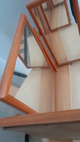 3 Espejos tocador plegables madera