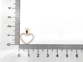 colgante oro 18k con circonita