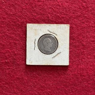 1 Lira Sarda Plata - Cerdeña - Carlos Félix - 1827