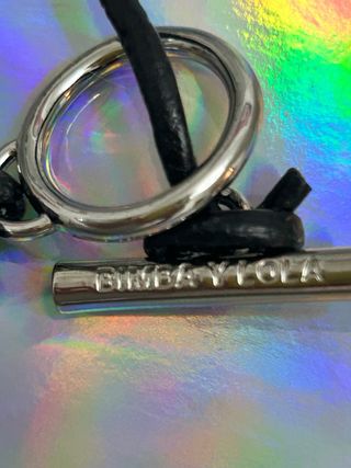 Collar Bimba y Lola cuero largo