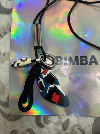 Collar Bimba y Lola cuero largo