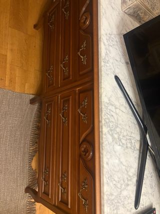 Cómoda Vintage Mármol y Madera Años 70