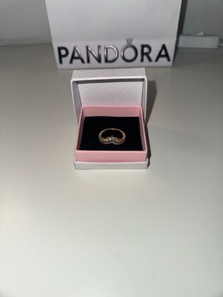 Anillo Pandora Tiara Deseo Oro