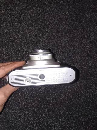 Cámara de fotos Expo color vintage