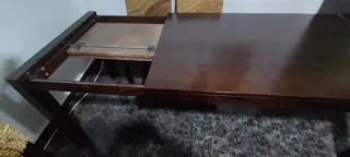Mesa de salón extensible madera