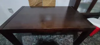 Mesa de salón extensible madera