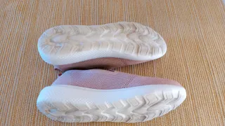 Zapatillas Mujer Beige y Rosa
