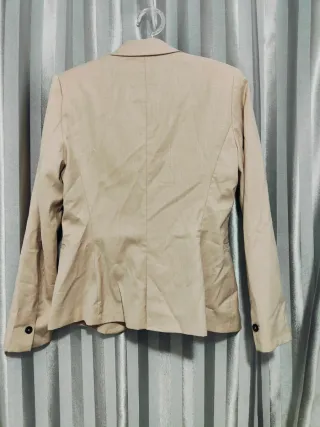 Chaqueta de traje Zara beige mujer Talla M