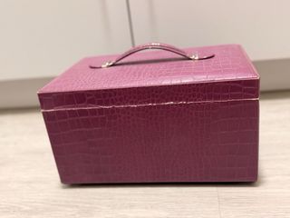 Joyero grande de El Corte Inglés morado con espejo