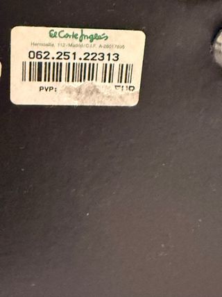 Joyero grande de El Corte Inglés morado con espejo