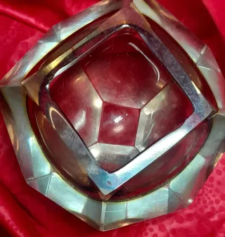 Cenicero Vintage Murano Años 70. Sommerso