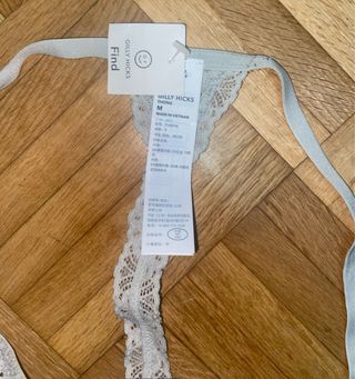 Braguita Gilly Hicks de encaje gris