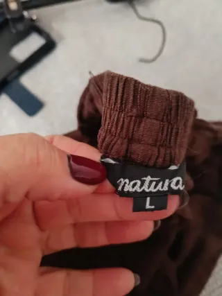 Calças cargo castanhas