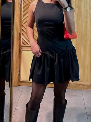 Vestido Zara Negro Corto