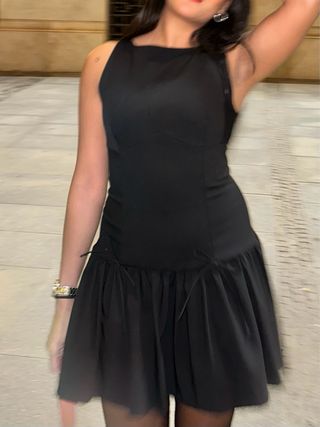 Vestido Zara Negro Corto