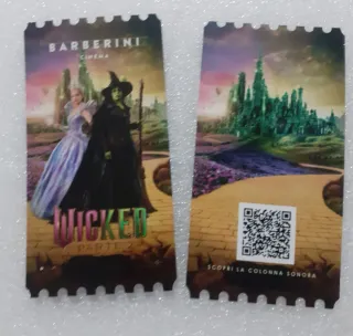 2 Cartoline Wicked Parte 2 Barberini Cinema