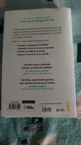 No hagas montañas de granos de arena