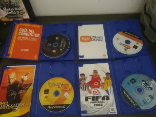 Lote 8Juegos PS2: Metal Gear, Gran Turismo, FIFA