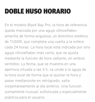 Reloj Tudor Black Bay Pro GMT