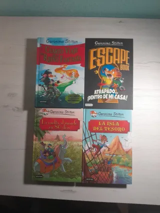 Pack 4 libros Geronimo Stilton