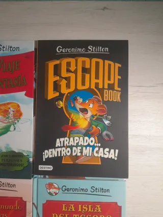Pack 4 libros Geronimo Stilton