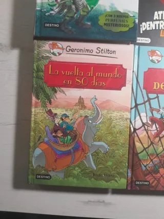 Pack 4 libros Geronimo Stilton