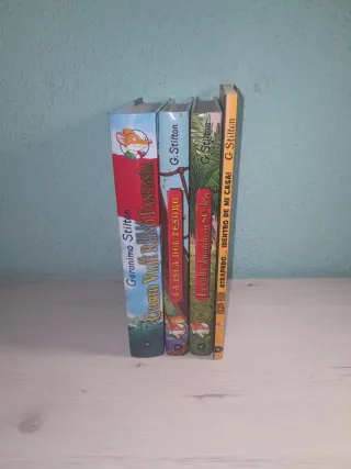 Pack 4 libros Geronimo Stilton