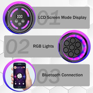 Music Boxing Machine con Guantes Boxeador de Pared