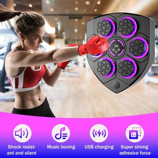 Music Boxing Machine con Guantes Boxeador de Pared