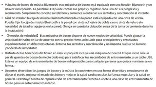 Music Boxing Machine con Guantes Boxeador de Pared