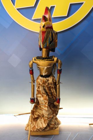 Wayang Golek. Marionetas de varillas de Java, Indonesia. Mediados s.XX.