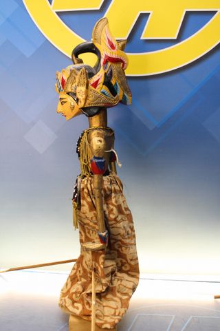 Wayang Golek. Marionetas de varillas de Java, Indonesia. Mediados s.XX.