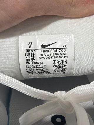 Nike Vomero 39 Blancas y Azules