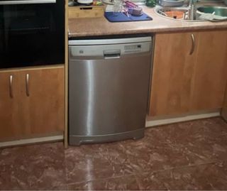 Lavavajillas plateado