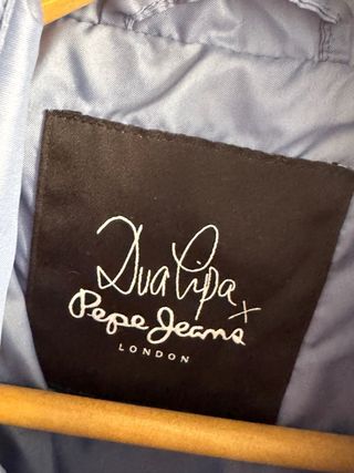 Chaqueta Pepe Jeans x Dua Lipa Azul Acolchada