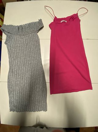 Vestido SHEIN y ZARA Teen 14Y Gris