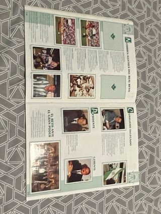 Álbum Cromos Real Betis Balompié