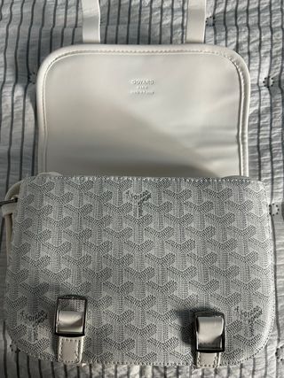 Bolsito Goyard Gris y Blanco